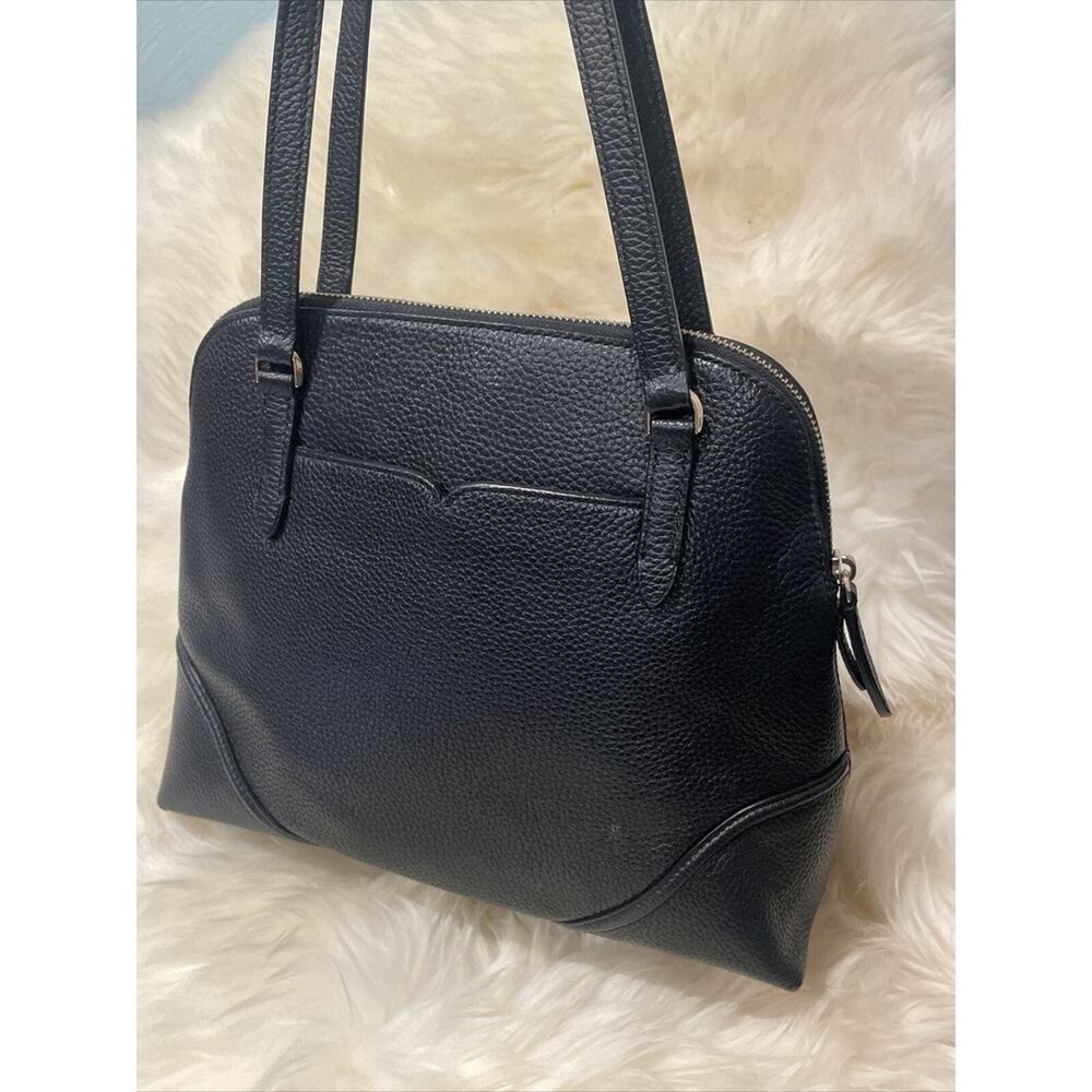 Kate Spade New York Carolyn Black Pebble Leather Shoulder Bag / Purse - Picture 3 of 8